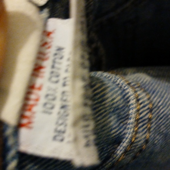 EDWIN vintage (late 80's) button fly jeans. Waist 29. Length 32. - Picture 9 of 9